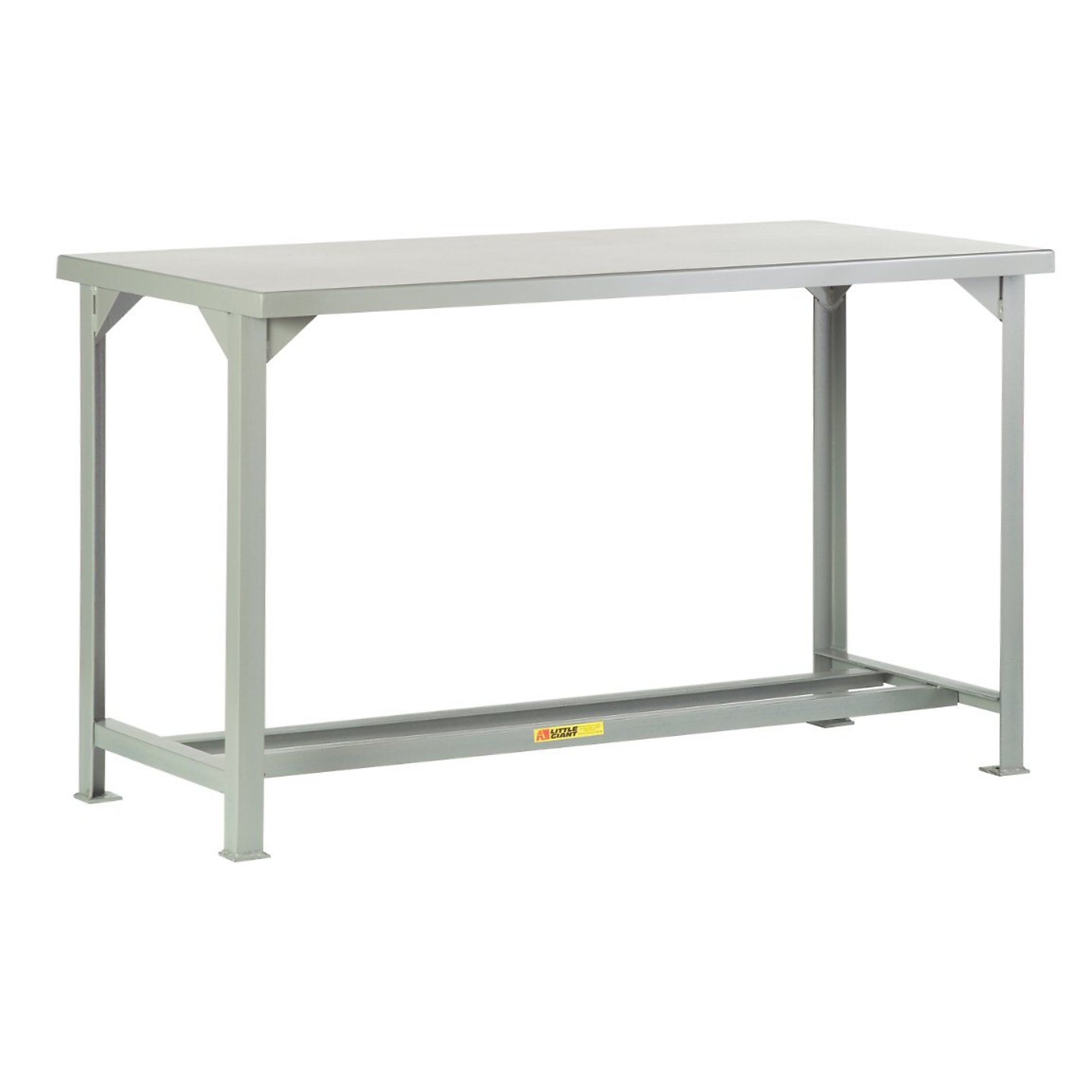Little Giant Welded Steel Workbench - 24in. x 48in., 5000-Lb. Capacity, 36in. Height, Heavy-Duty, Model# WST1-2448-36